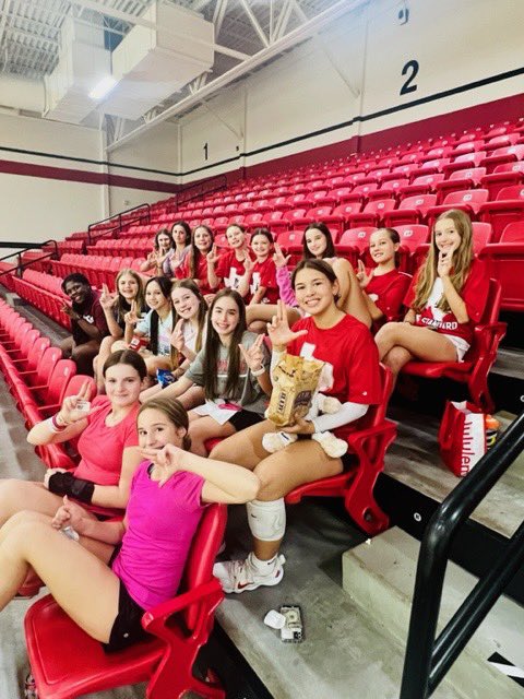 7th grade showed up for Jungle Night at LJHS volleyball! <a href="/lovejoy_vb/">Leopard Volleyball</a>