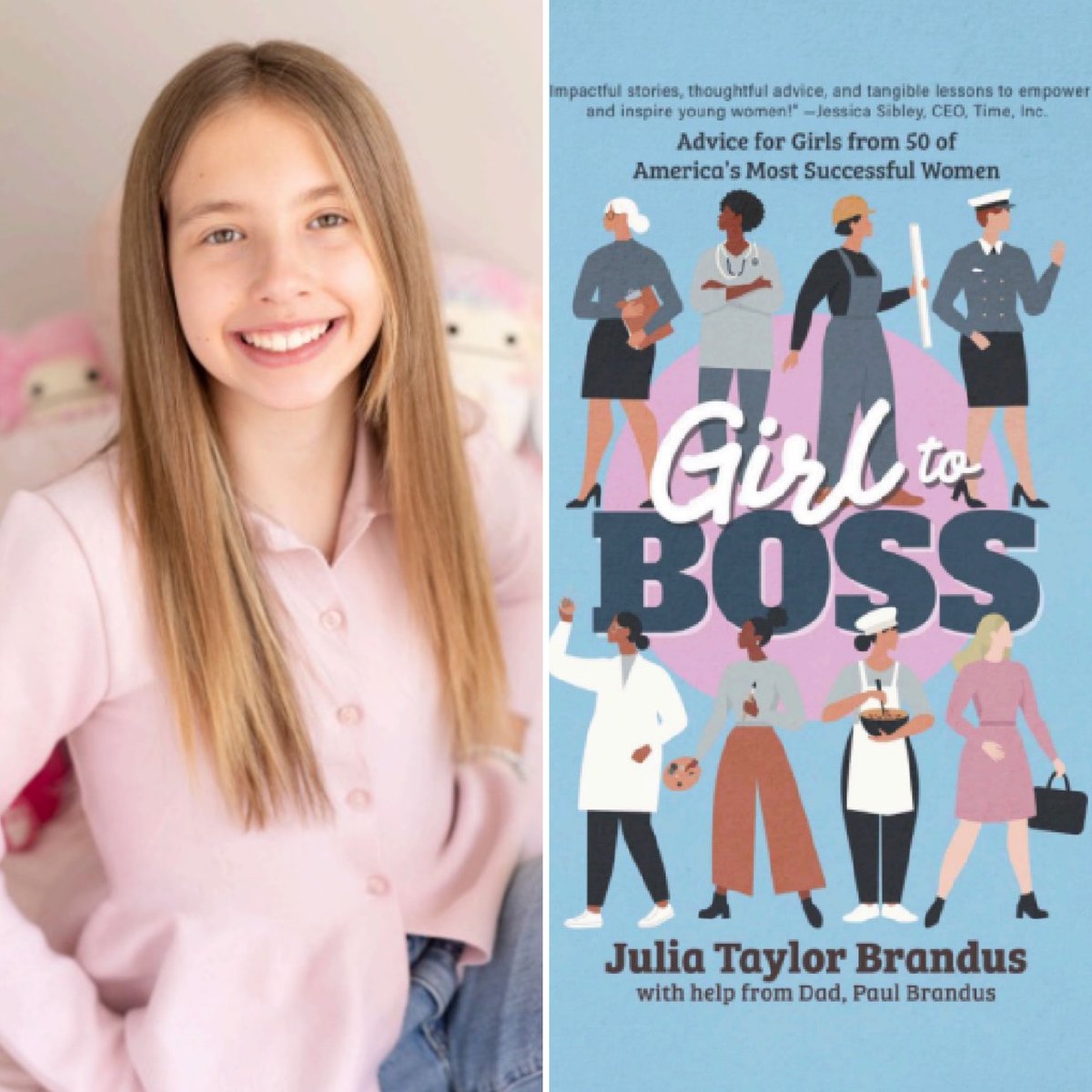 Hey girls! You, too, can be a boss one day! Meet 11-year-old author Julia Taylor Brandus in <a href="/RIFofNOVA/">Reading is Fundamental of Northern Virginia</a>'s September newsletter. Julia's book "Girl to Boss" is chock full of career and life advice from 50 successful  women! Check here: conta.cc/3EJUYSb. <a href="/WestWingReport/">West Wing Report (Edited by Paul Brandus)</a>