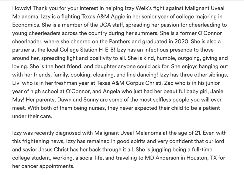 ssayssayssay's tweet image. 08/23 21yr old college senior with Malignant Uveal Melanoma &amp;gt;
#CorrelationNotCausation