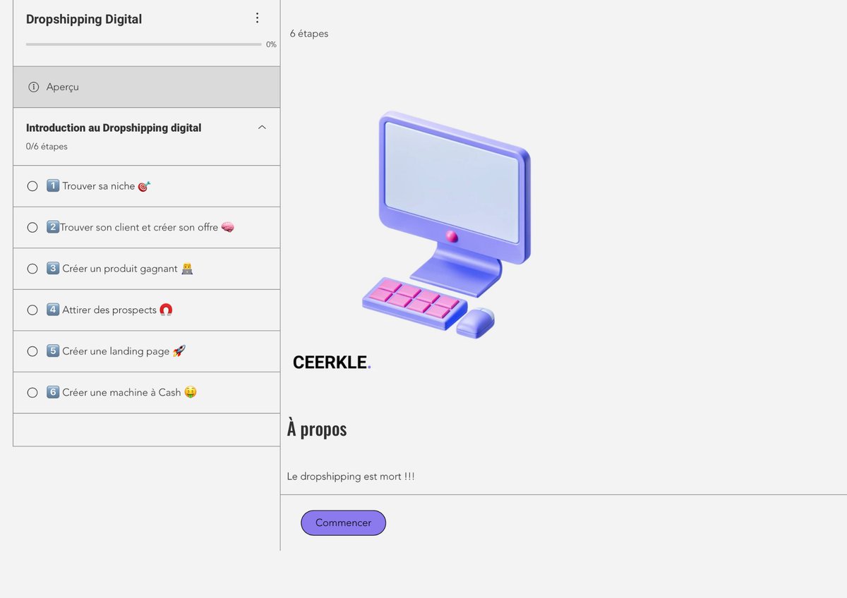 Le dropshipping est mort !!!

C'est le type de discours qui revient sans cesse…

Et c'est vrai, le dropshipping est saturé :

❌ Coûts de démarrage élevés

❌ Marges très faibles

❌ Problèmes avec les clients qui entraînent des remboursements

❌ Problèmes de stocks ou de