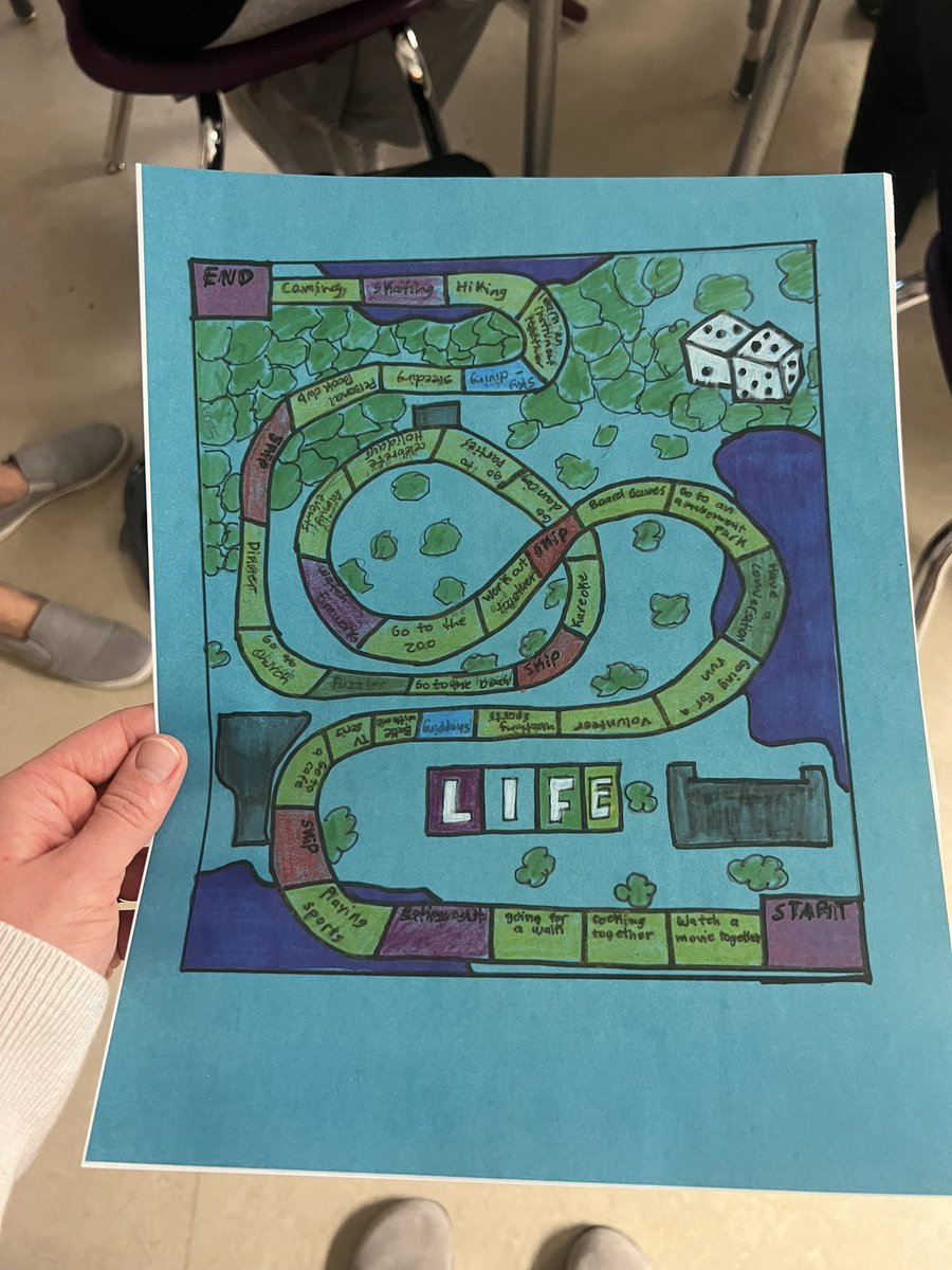 CLMS students showcasing how they can show appreciation and care for one another in Ms. Lawson’s class.