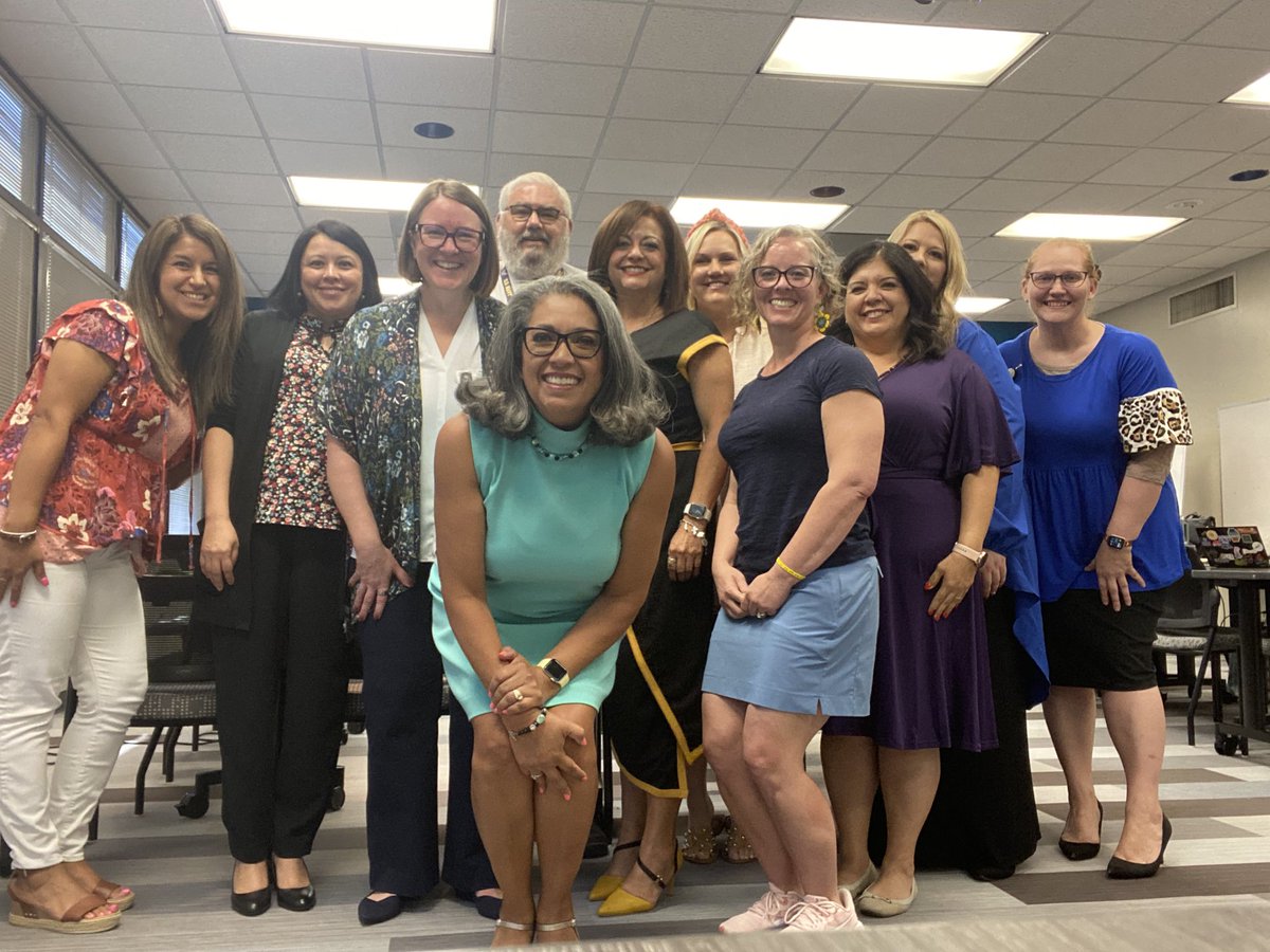 drliliananez's tweet photo. We didn’t capture the whole group but I did catch a few members of the Portrait of a Graduate Grade Level Competency Team.  We are so excited about this work. Zoom in on the post it notes. @knowledgeworks @SydYoungUT @ECISD_T2L @EcisdL https://t.co/lhbb1sKgCH