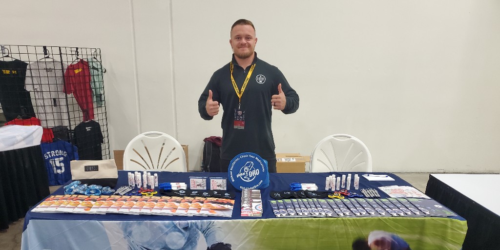 usantidoping's tweet image. USADA Athlete Presenter @raybunkermma was on site for the @USWeightlifting 🏋️ 2023 North American Open Series 2 to promote #CleanSport and help all athletes #CompeteClean!

#AntiDoping