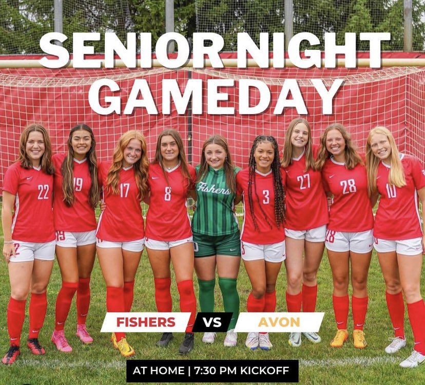 Senior night tonight! <a href="/FHSTigers/">FHS Tigers Athletics</a> <a href="/HoosierCConf/">Hoosier Crossroads Conference</a>