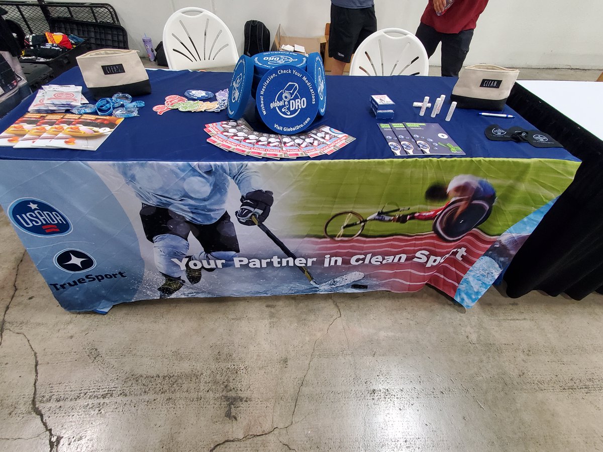 usantidoping's tweet image. USADA Athlete Presenter @raybunkermma was on site for the @USWeightlifting 🏋️ 2023 North American Open Series 2 to promote #CleanSport and help all athletes #CompeteClean!

#AntiDoping