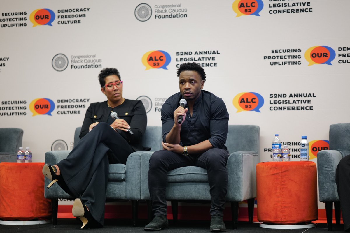 buildwithbia's tweet photo. Our second panel conversation for @CBCFInc’s Annual Legislative Conference was about the future of Black creativity. Panelist talked about how will we navigate AI, legalities, and threats. https://t.co/EP7mB3sMPL