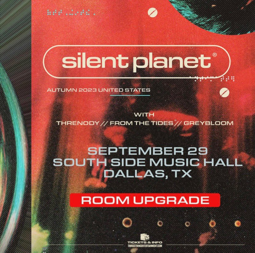 SLNTPLNT's tweet image. Dallas venue upgrade
maybe we’ll just
play Anunnaki 11x
hmmmmm 🤔
get there early
if you miss greybloom
you will die sad
cold
alone