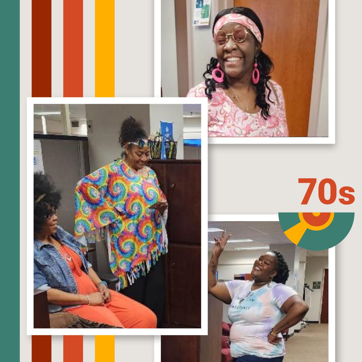 fulcoclerk's tweet photo. Our Board of Equalization department kicked off their Themed Fridays with a visit to the wild, wild west followed by a too-groovy crew. We love their dedication to #workhardplayhard and can’t wait to see this week’s theme. #peoplepurposepassion https://t.co/U6SFODZlKs