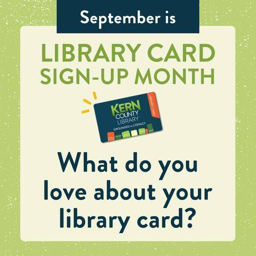 LauraPradoDuran's tweet photo. September is Library Card Sign-Up Month 💜
Thank you Mrs. Mariela for taking your son to the Beale Library to get his Library card 💜
#teambcsd #TeamHarris #harrishawks #BCSDReads #TeamBCSD #cultureofliteracy #Read 💜#LibraryCardSignUpMonth Kern County Library 💜 https://t.co/BwmFXlO0aW
