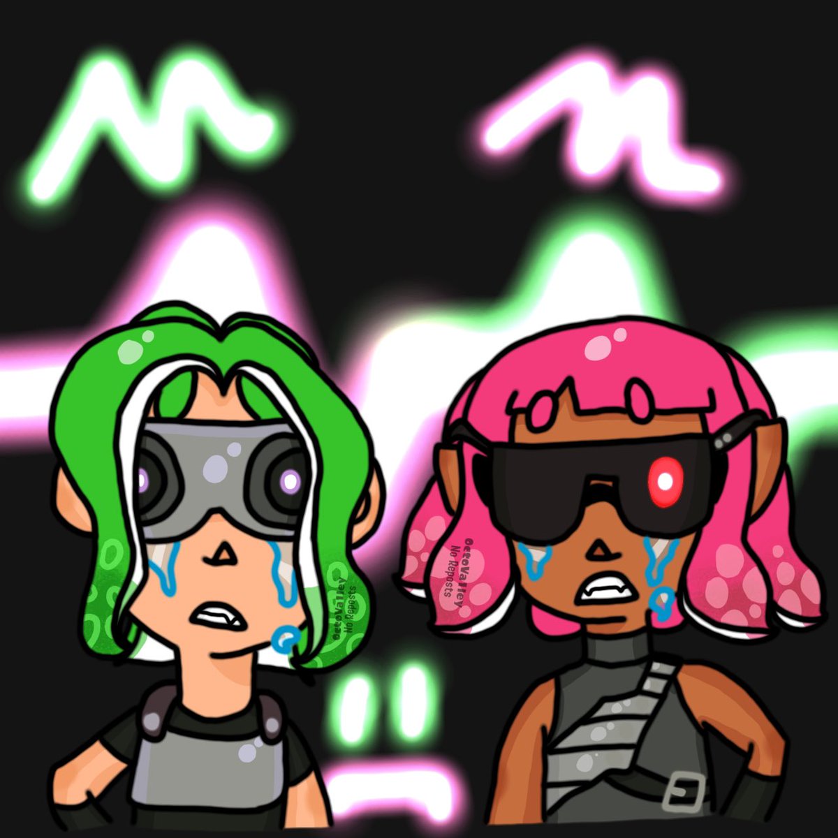 octo_va1ley's tweet photo. Hello my fellow SurFresh shippers, take this, and have them in angst in being brainwashed 🤭
#Splatoon #Splatoon2 #Splatoon2art #Surume #Cuttlefresh #SurFresh #Inkling #Octoling https://t.co/hwvghA6IzZ