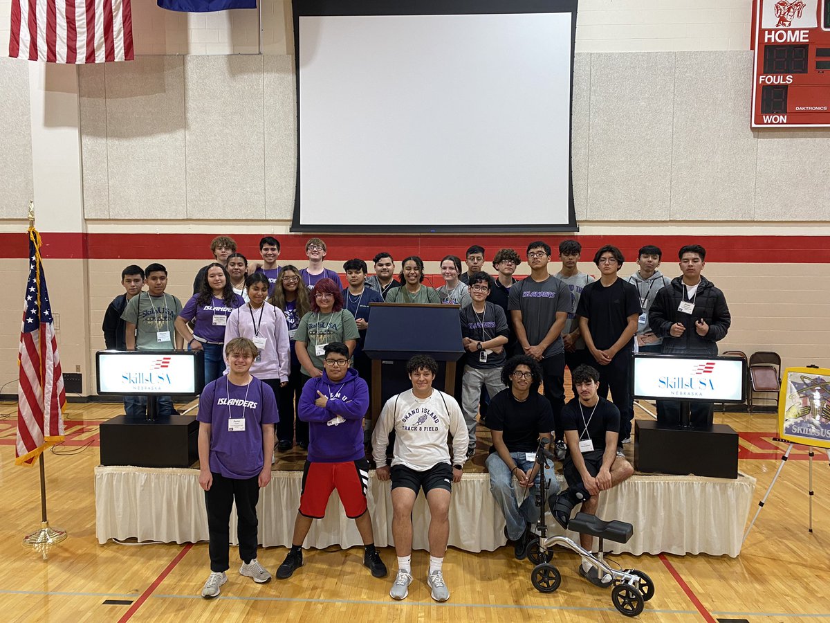 We had a great time learning about leadership and SkillsUSA membership at the Fall Leadership Conference hosted by CCC Hastings. <a href="/GIPublicSchools/">GIPS</a> <a href="/CPI_GI/">Academy of Technical Sciences</a> <a href="/GISH_AoET/">Academy of Engineering & Technology</a> <a href="/GishActivities/">WearPurple...BeGold</a>