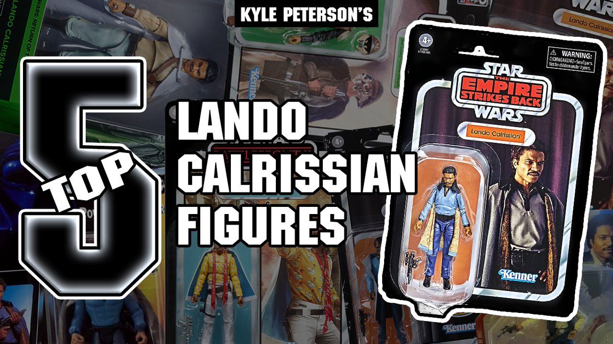 The Kyle Peterson Top 5 Lando Calrissian! Cape Season! youtu.be/PfeePBdiEjY?si… #lando #landocalrissian #starwars #scratchthatfigureitch #top5 #countdown #actionfigures #starwarstoys #starwarsfigures #empirestrikesback #toy #toys #countdown #blackseries #hasbro #billydeewilliams