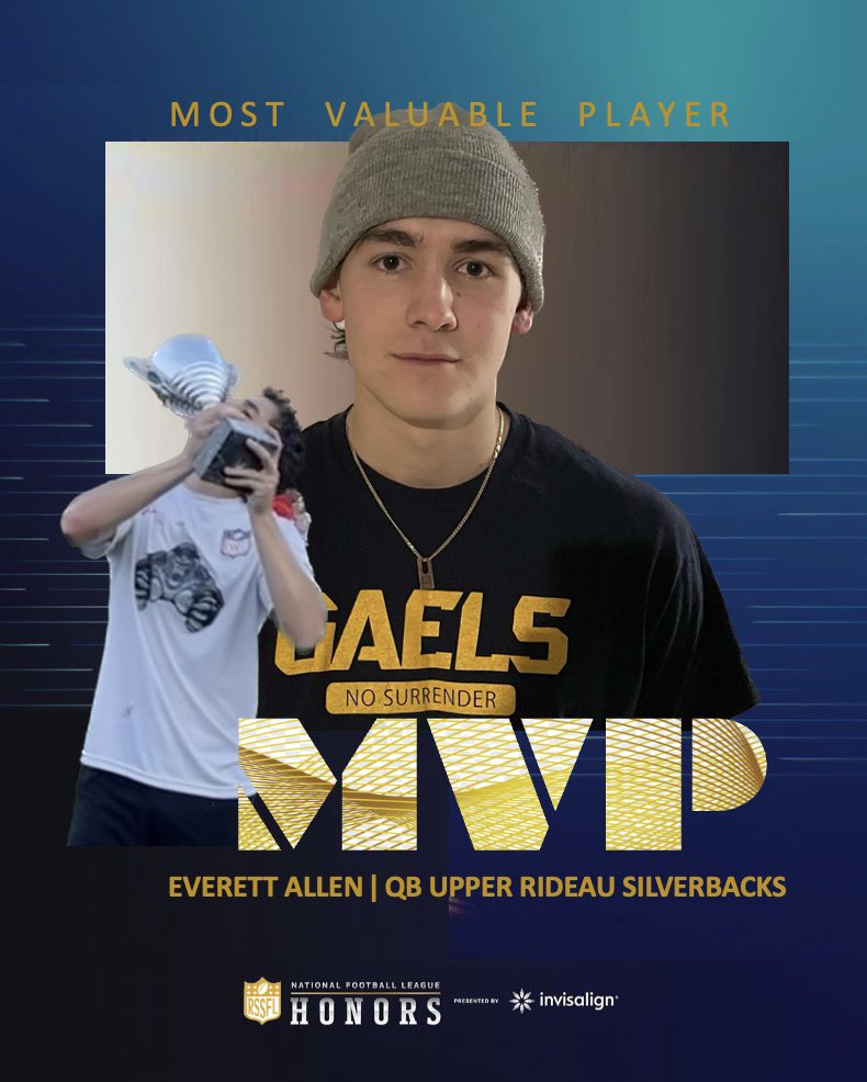 rssfl_official's tweet photo. Call him MVP! ☝️ @everett_allen04 #RSSFLHonours

#riversidesouth #ottawafootball #rss #riversidesouthfootball #rssfl https://t.co/SG1QDwXQSf