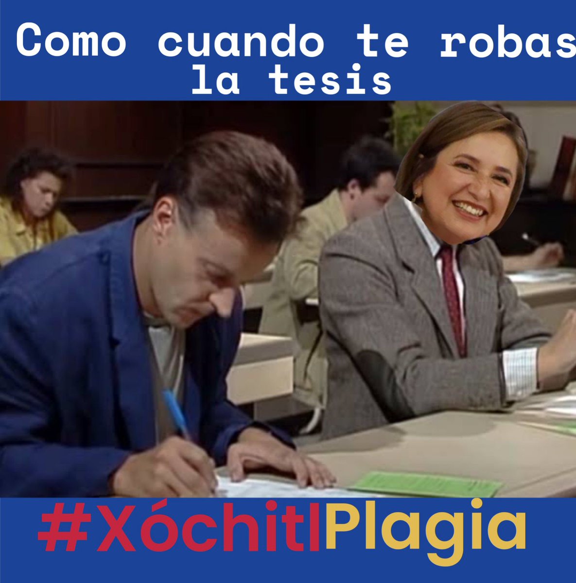 Más fácil 🤨 
#XochitlPlagia
