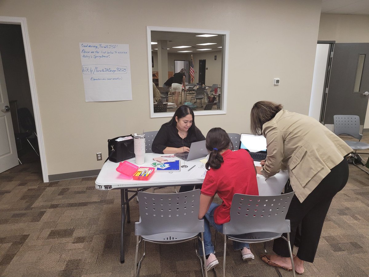 The <a href="/TornilloISD/">Tornillo I.S.D.</a> Design Team...hard at work on identifying shared beliefs and aligning them to behaviors as they formulate their new vision for learning. Great stuff!  <a href="/engage_learning/">engage2learn</a> #engage2learn <a href="/ShannonKBuerk/">Shannon Buerk</a> <a href="/l_beard/">Leah</a>