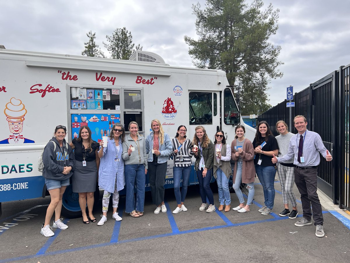 The Ice Cream truck of gratitude rolls on! Great spending time with our classified and certificated staff at Chaparral Elementary. We appreciate all that you do for our LVUSD students! <a href="/CubsofChaparral/">Chaparral Elementary School</a>