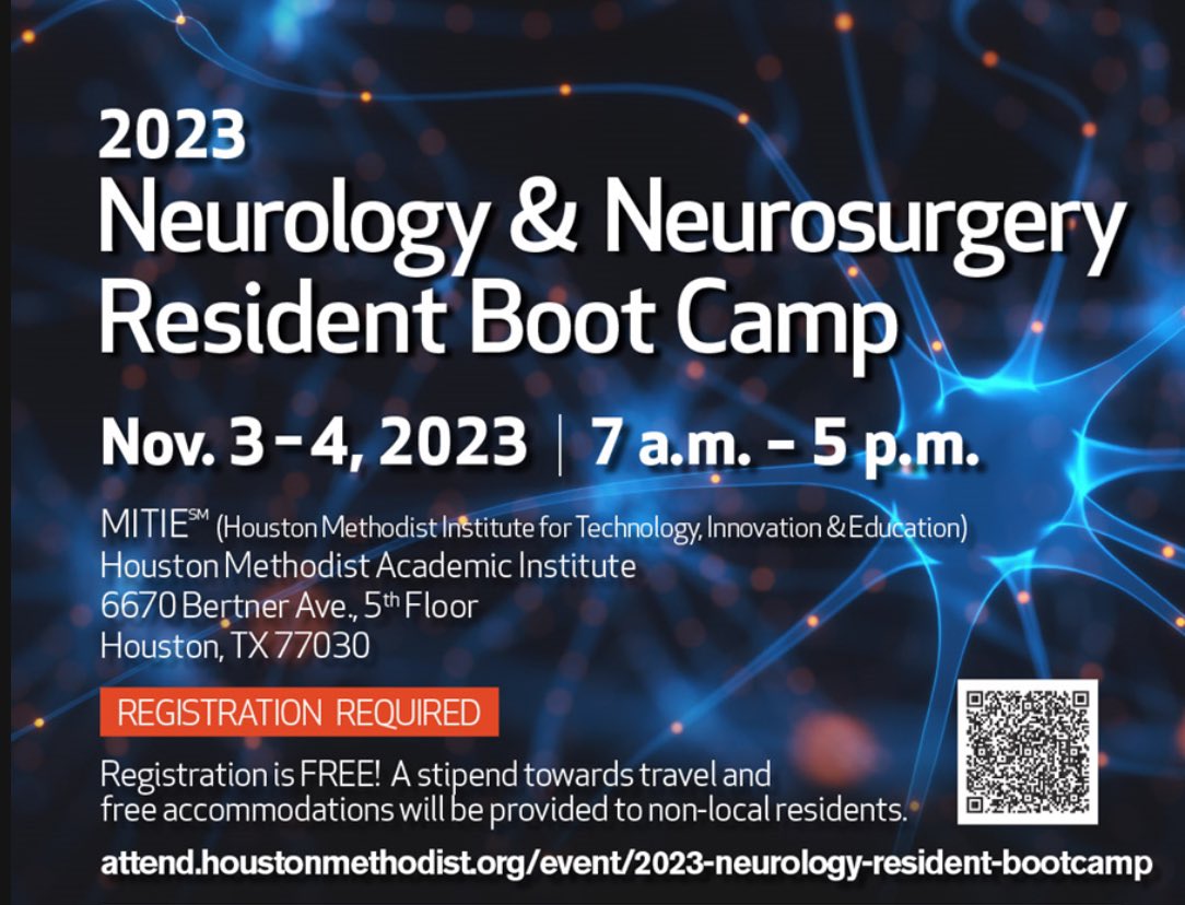 Join us in this amazing educational opportunity here at Methodist! Hands-on lab as well as didactic teaching to supplement your training. <a href="/gwb777/">Gavin W Britz</a> <a href="/AlexHoangMD/">Alex Hoang</a>