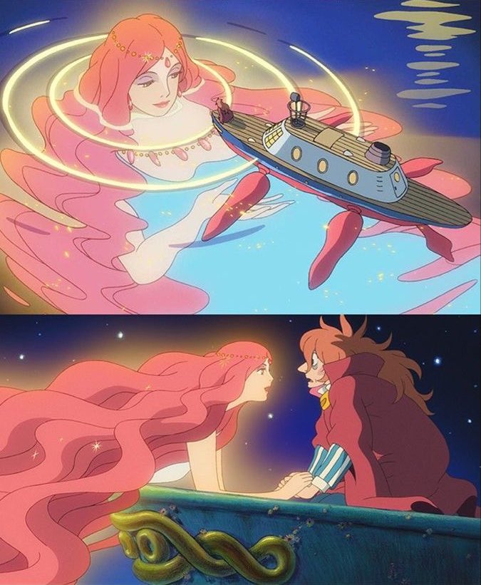 anime_'s tweet photo. Ponyo (2008). https://t.co/jyEVTQv05X