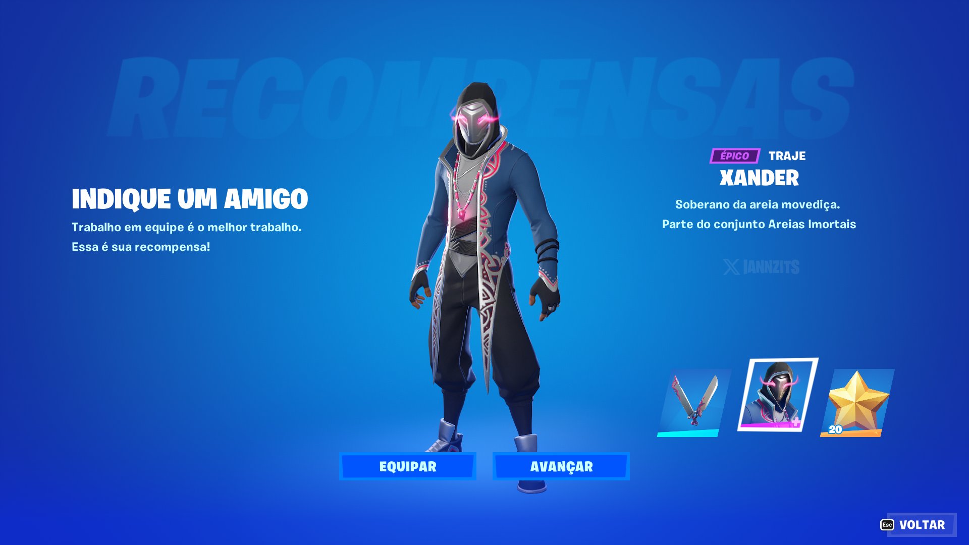 iannzits on X: A Epic Games está trabalhando em novas Recompensas