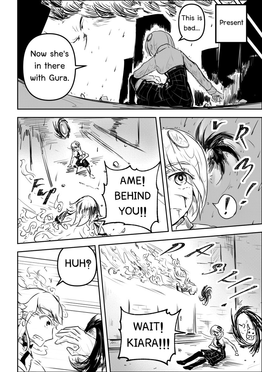 Lavendulan's tweet photo. Hunting down one by one...
[Fan manga] Black Amelia: Timeline Annihilator PART II - FINAL CHAPTER (Pages 16-17)
(Read right to left)

#BlackAmelia #HololiveEN #holoMyth #AlterAme #hololiveALT #holoENlore #EvilAme #manga #ameliart #artsofashes #絵ニックス https://t.co/LrtYWlIZ9D