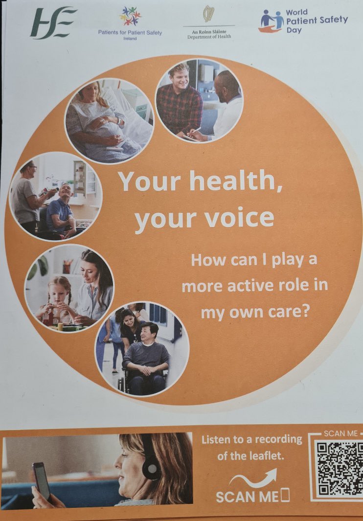 Tipperary University Hospital (@tipperaryuh) on Twitter photo TippUH World Patient Safety Day
Patient safety is everyone’s responsibility,Patients awareness your health your voice we listen <a href="/TippUHnursing/">TippUH-NURSING</a> @NationalQPS TippUH World Patient Safety Day
Patient safety is everyone’s responsibility,Patients awareness your health your voice we listen <a href="/TippUHnursing/">TippUH-NURSING</a> @NationalQPS