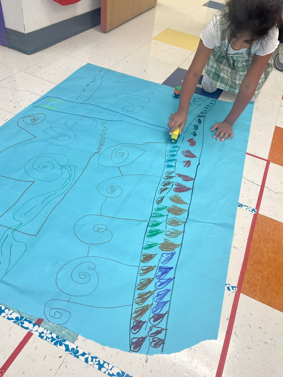 K_with_Ms_G's tweet photo. We had so much fun exploring motion and using our motion words while building our own roads (and driving on them) today! 🚗🛣️ #SalemMovesMountains https://t.co/IDXKcKo2DG