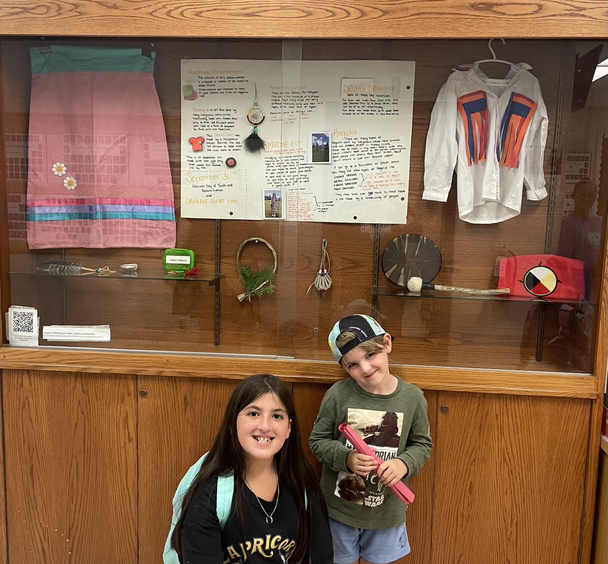 Amazing job as we get ready for Orange Shirt Day.