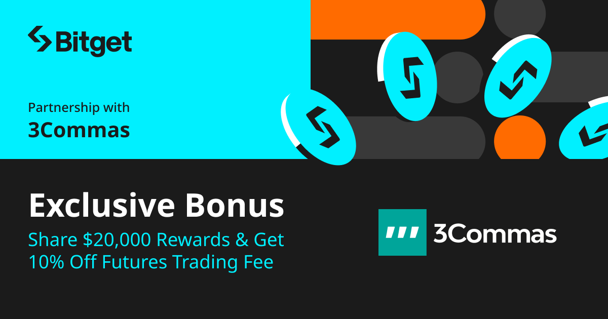 Trade smarter with <a href="/3commas_io/">3Commas</a>! 

✅ Plus, you have the chance to win exclusive welcome bonus and enjoy 10% off Futures Trading Fee. 

Don't miss out! 
More info: bitget.com/promo/3commas