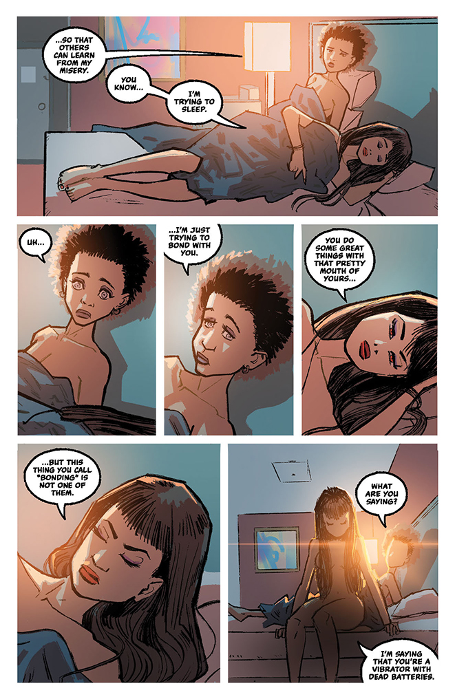 DynamiteComics's tweet photo. In stores this week, Victory #4 from David F. Walker and Brett Weldele. Here’s a look inside.
#vampirella #davidfwalker #brettweldele
https://t.co/gyz8VDjRHu https://t.co/uZAmSBzPKB