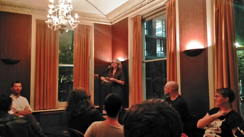 'I know what it is to be animal, I am dead, in the wild I would be meat right now' is possibly the best ending to a mum poem ever. 

Loved discovering @AngelaCleland, plus reconnecting with gorgeous lines from @theeabsentee @_WendyCaitlin @roffeed @errormessage & stellar others!