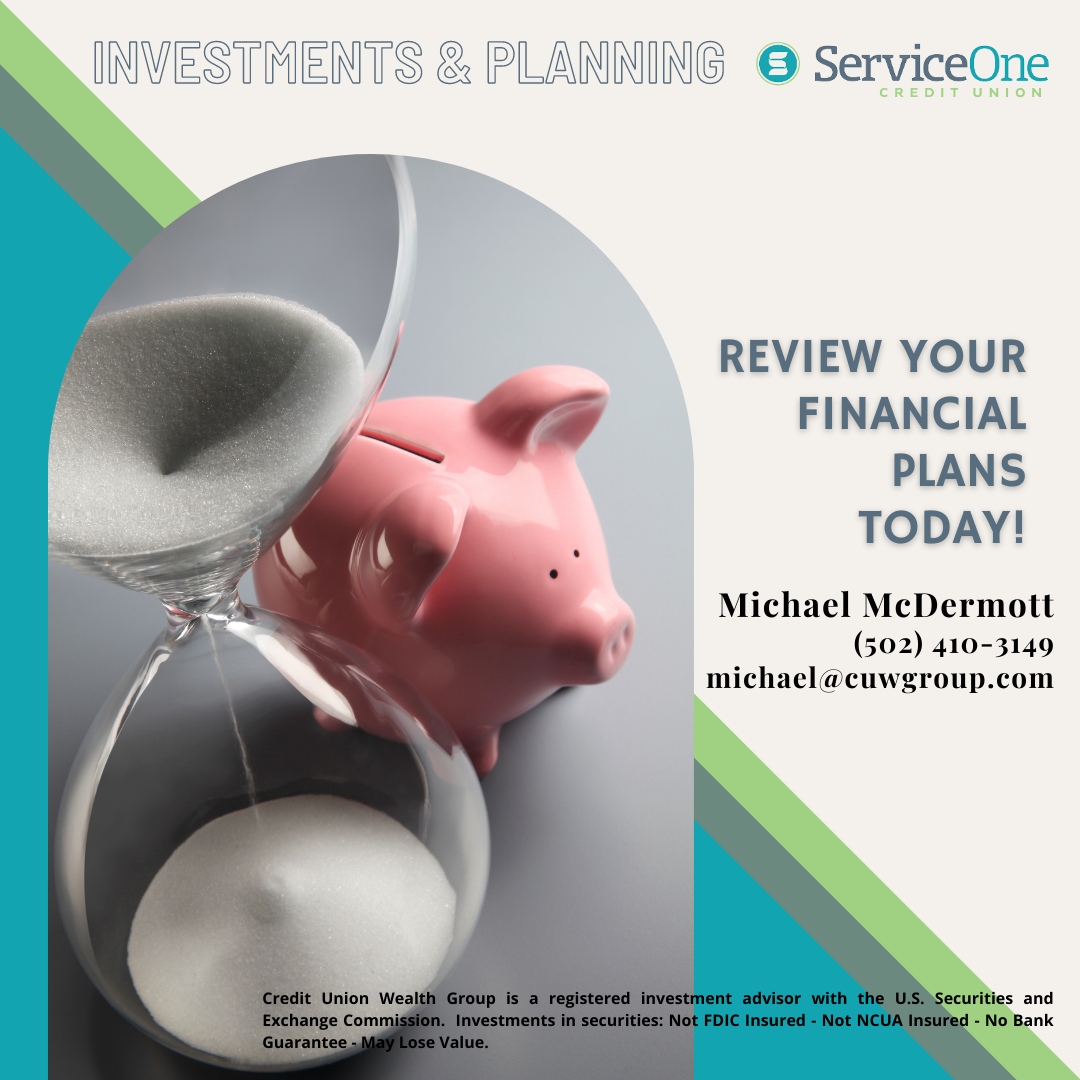 Service One CU (@serviceone_cu) on Twitter photo It's never too early or late to get started investing! Want to get started but you're not sure where? 
Give Jonathan Turner a call today! 
๐ 270-599-0525 It's never too early or late to get started investing! Want to get started but you're not sure where? 
Give Jonathan Turner a call today! 
๐ 270-599-0525