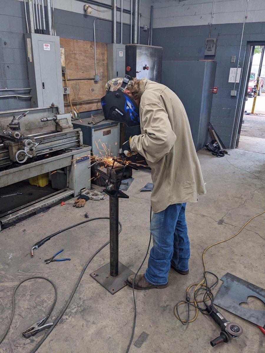 This week, Ethan Ellison (<a href="/ModelHighDevils/">Model High School</a>) hones his Welding skills! ⚡️