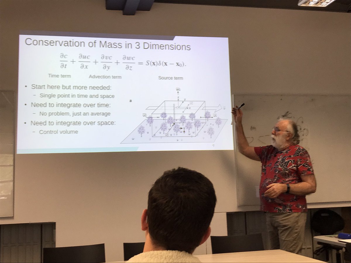 Thoroughly enjoying the wonderful Peter Isaac reinforcing the basics of eddy covariance. #flux #ozflux