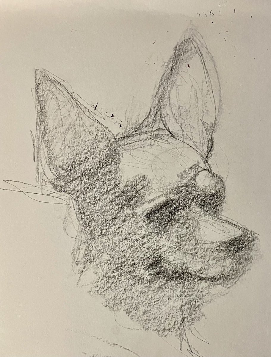 ⁦<a href="/JElvisWeinstein/">J. Elvis Weinstein</a>⁩ this is one of the sketches I’m doing in advance of the Codie painting