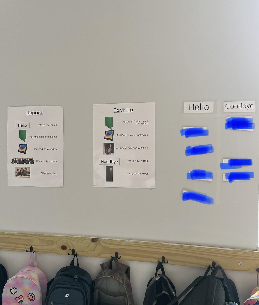 JessieLeyden's tweet image. Celebrating our program teachers &amp;amp; students:🥳Ms. Lauren Lopez encourages, &amp;amp; supports, her students to lead morning meeting at Milton HS! ✨#engagement #morningmeeting + I love her visuals, including her arrival/dismissal task analysis!🎉👏🏻#thepowerofvisuals @FCS_SEC @SherryCP3