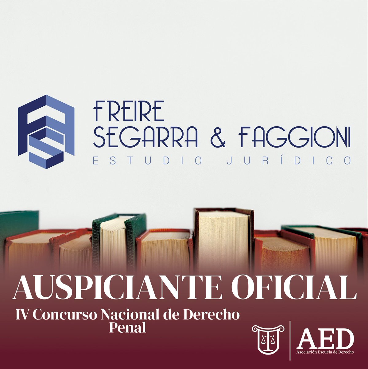 AEDPUCE's tweet photo. Te presentamos a @FSF_juridico auspiciante oficial de nuestro lV Concurso Nacional de Derecho Penal.

♦️Estamos seguros que será un espacio académico para forjar lazos entre estudiantes y colegas a nivel nacional.

🗣️“Un concurso, un tribunal, tu oportunidad” https://t.co/fcvUK0ptL3