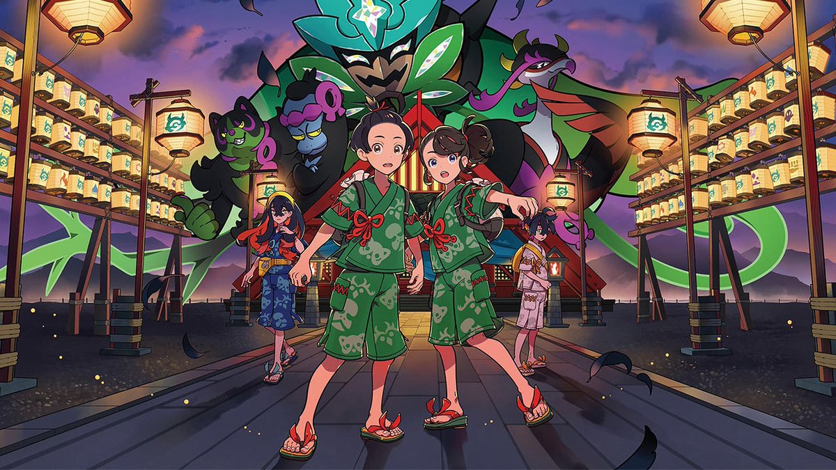 IGN's tweet photo. The Teal Mask is yet another step in a slow quality downslide for this series: it runs terribly, looks ugly, feels predictable, and doesn’t offer any of the freedom Pokemon Scarlet and Violet’s main story did.

Our review: https://t.co/CituNdNz5V https://t.co/v6PfTgnuz7