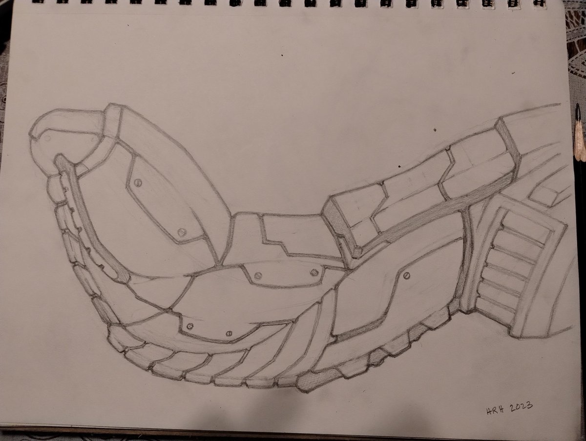 Evening Robot Dong concept sketch while playing DnD.
