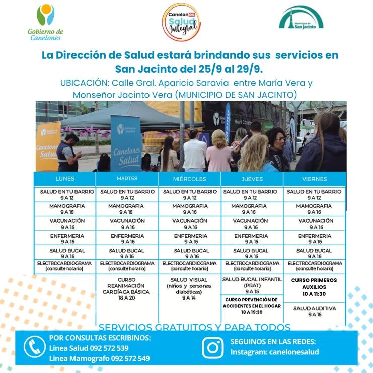 Movil de salud en nuestro municipio.
<a href="/IdCanelones/">Gobierno de Canelones</a>
<a href="/CristianFB09/">Cristian Ferraro</a>