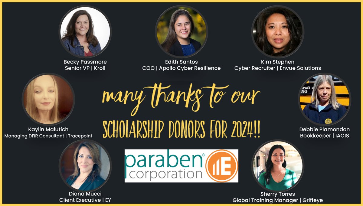ess_torres's tweet photo. Know a female working for a #lawenforcement agency who could use this scholarship? Share the info! Application period opens in 2๏ธโฃ weeks. As the coordinator, I'm happy to answer any questions.
.
#dfir #digitalforensics #bcfe #iacisorlando #cfce #womenindfir #womeninlawenforcement https://t.co/CJzaYWEVEI