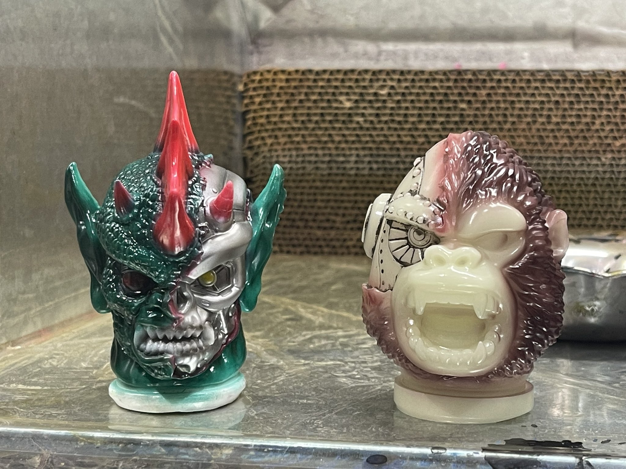 マックストイ　レッドジャック　蛍光ブルー ソフビ/MAX TOY マックストイ/レッドジャック/蛍光ブルー｜墓場の画廊