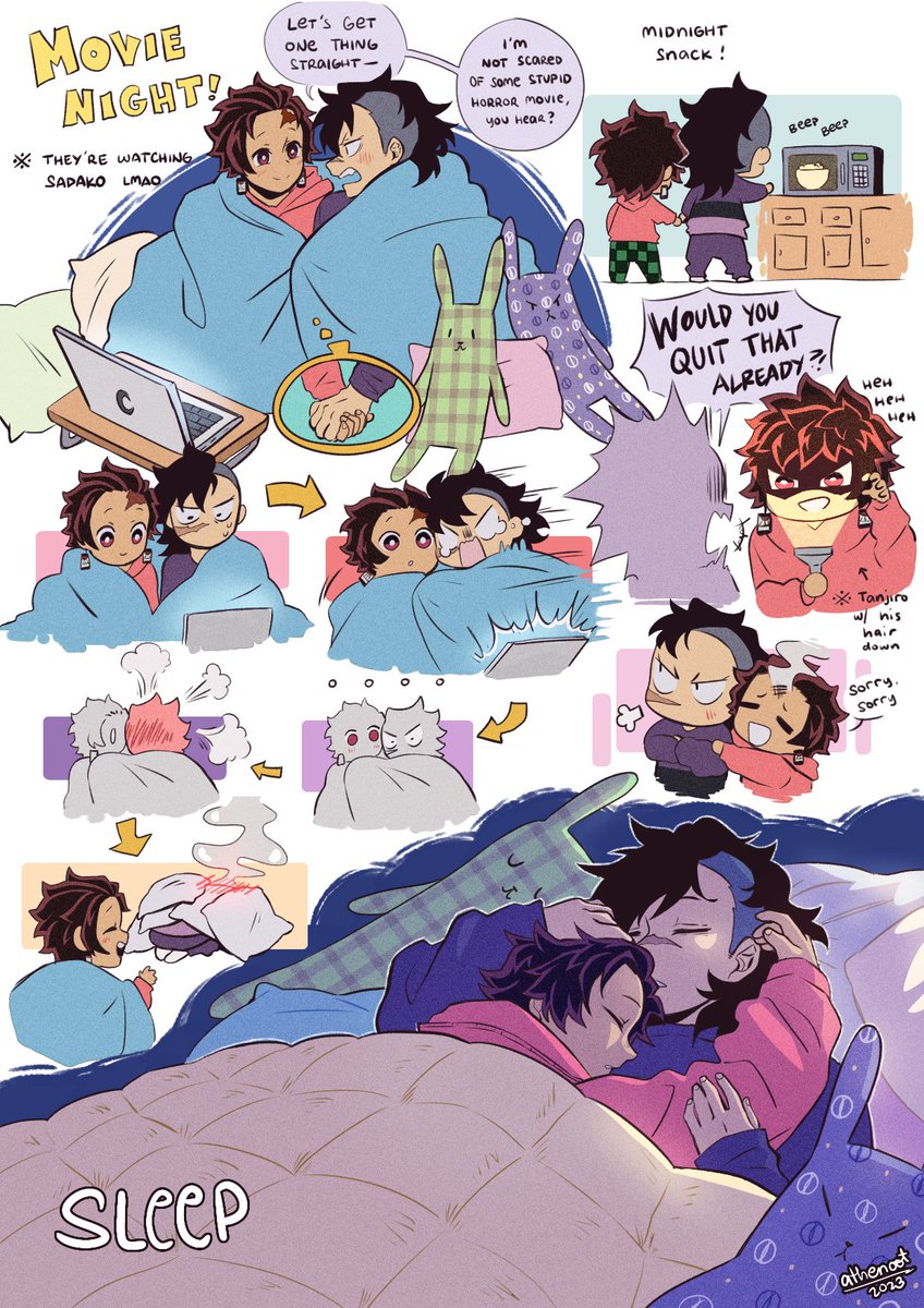 athenoot's tweet photo. gentan week day 6: sleep (+thunderstorm)
#DemonSlayer #gentan #gentanweek https://t.co/56Bu4oaO8j