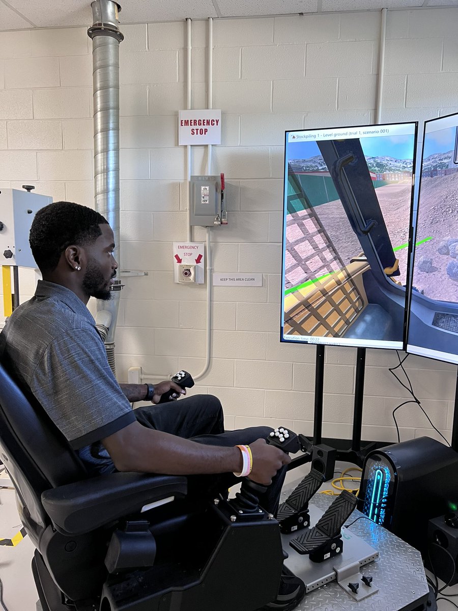 Darla Hartung (@darlahartung) on Twitter photo <a href="/Taunton_Schools/">Taunton Public Schools</a> @tauntonhstigers Mr. Turgeon and CTE tutor, Lens Esquil, test out our brand new skid steer loader simulator that our students can practice on to hone their skills in order to safely prepare them to operate a real piece of heavy equipment in the field! #THSCTE <a href="/Taunton_Schools/">Taunton Public Schools</a> @tauntonhstigers Mr. Turgeon and CTE tutor, Lens Esquil, test out our brand new skid steer loader simulator that our students can practice on to hone their skills in order to safely prepare them to operate a real piece of heavy equipment in the field! #THSCTE