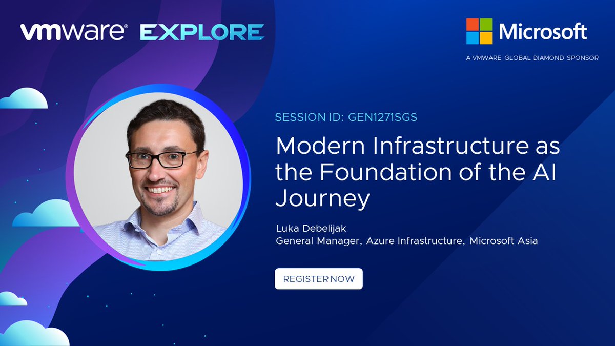 Catch Luka Debelijak from Microsoft in their keynote at #VMwareExplore 2023 Singapore

Find out more: ow.ly/UiPi50PNGqM