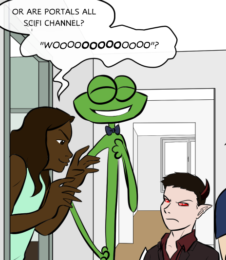 In today's Pimpette &amp; Associates...

Glowingmember has watched his share of late-night scifi channel.

pimpette.ca
