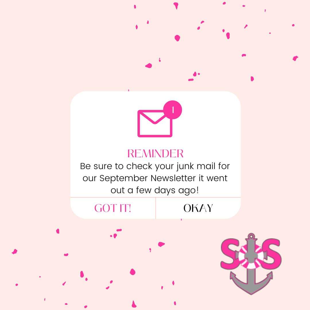 SanctofSurrend's tweet photo. Be sure to check your junk mail, our September newsletter went out a few days, but we're hearing our newsletter is going to junk mail! So be sure to check your junk mail, spam, or different folders, so you don't miss out on the latest updates! https://t.co/z7HvdLekn3