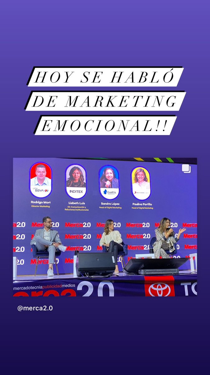 LIXXZ's tweet photo. Gran experiencia! Gran foro nacional Gracias @Merca20 por invitarme a participar un año las en el Congreso Nacional de Marketing #congresonacionaldemarketing #emotionalmarketing #speaker https://t.co/h5bMtYyaQQ
