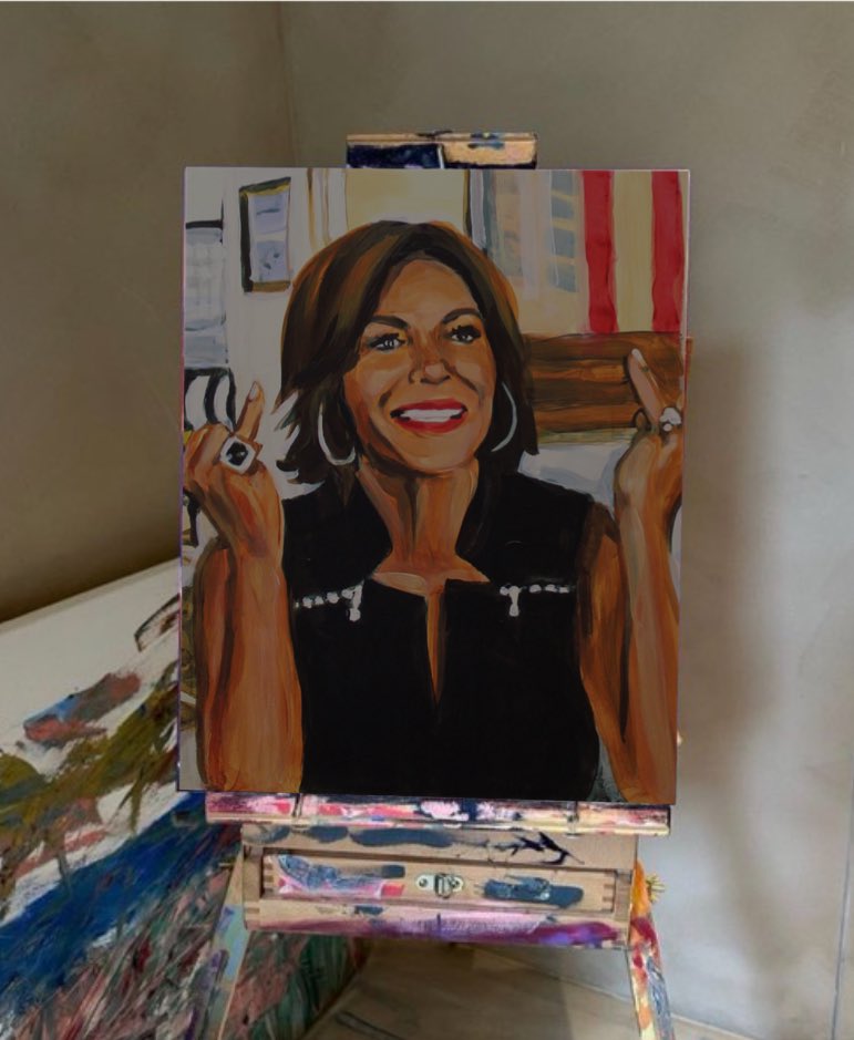 dorindadeadly's tweet photo. Kim Kardashian shares painting made by North West. https://t.co/OUTUjewgNY