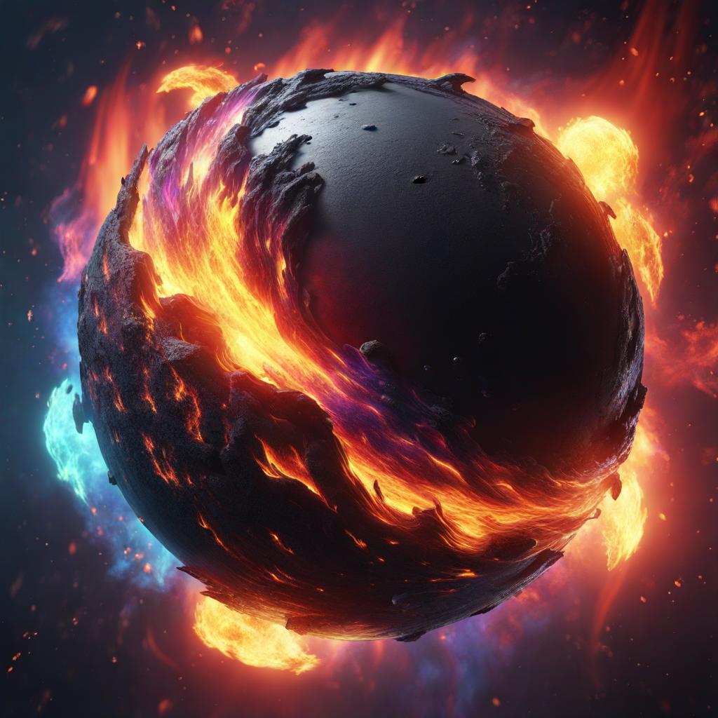 ARYALEYM's tweet photo. Planet Ash. This planet is continually burnt to a crisp due to its close orbit to its sun. Yet some brave souls dare to mine it, at key times of the year, for its incredible treasures - hidden beneath its toasty crust. @staratlas
#saneveralone, #samission2, #wearestaratlas https://t.co/vhbDnJN019