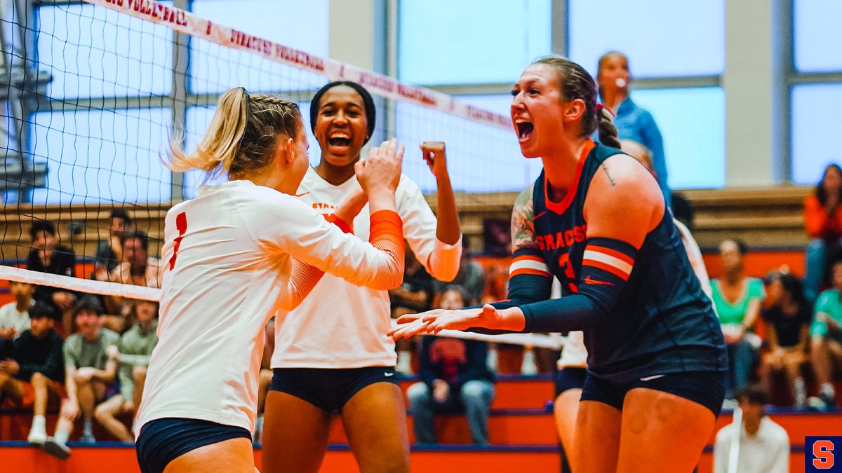 CuseVB's tweet image. Always hype for every match! 🍊🏐

#UniqueUnitedUnlimited x #UnleashthecUUUse x #cusevb